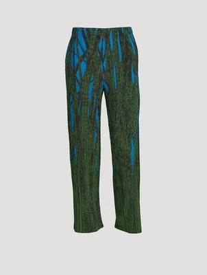 Grass Fields Loose Fit Straight Pants