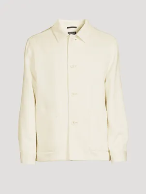 Cotton And Linen Chore Jacket