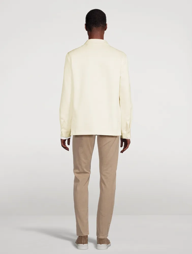 Cotton And Linen Chore Jacket