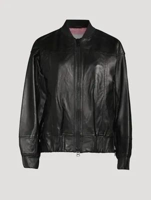 Track Leather Jacket
