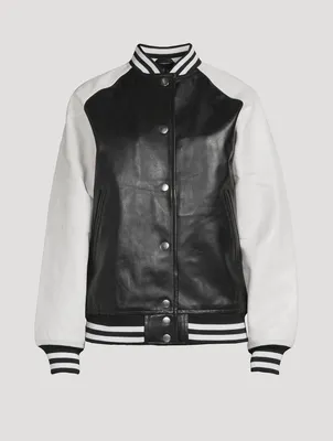 Icon Leather Varsity Jacket