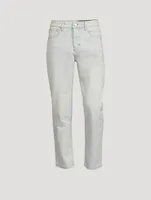 Cotton Tapered-Fit Jeans