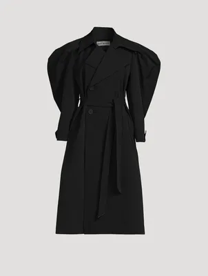 R Coat Belted Trench