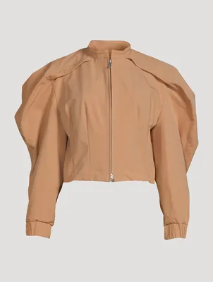 R Coat Cropped Jacket