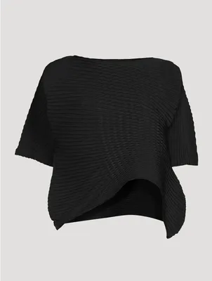 Concretion Pleats Top