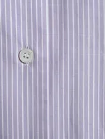 Poplin Shirt Pinstripe Print