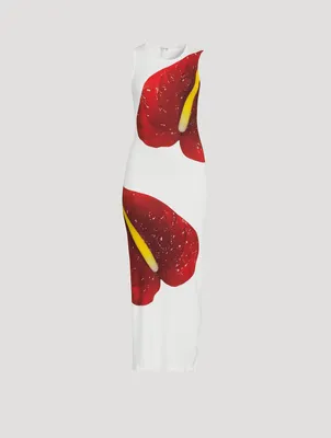 Tank Dress Anthurium Print