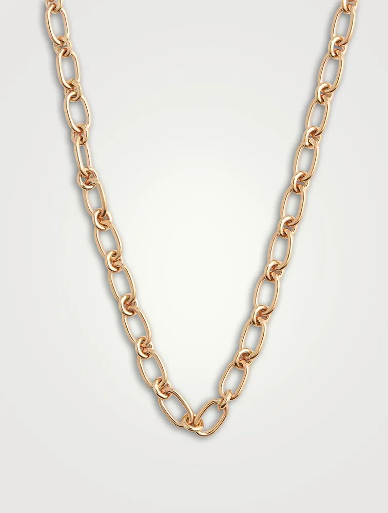 14K Gold Heavy Link Chain Necklace