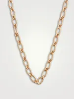 14K Gold Heavy Link Chain Necklace