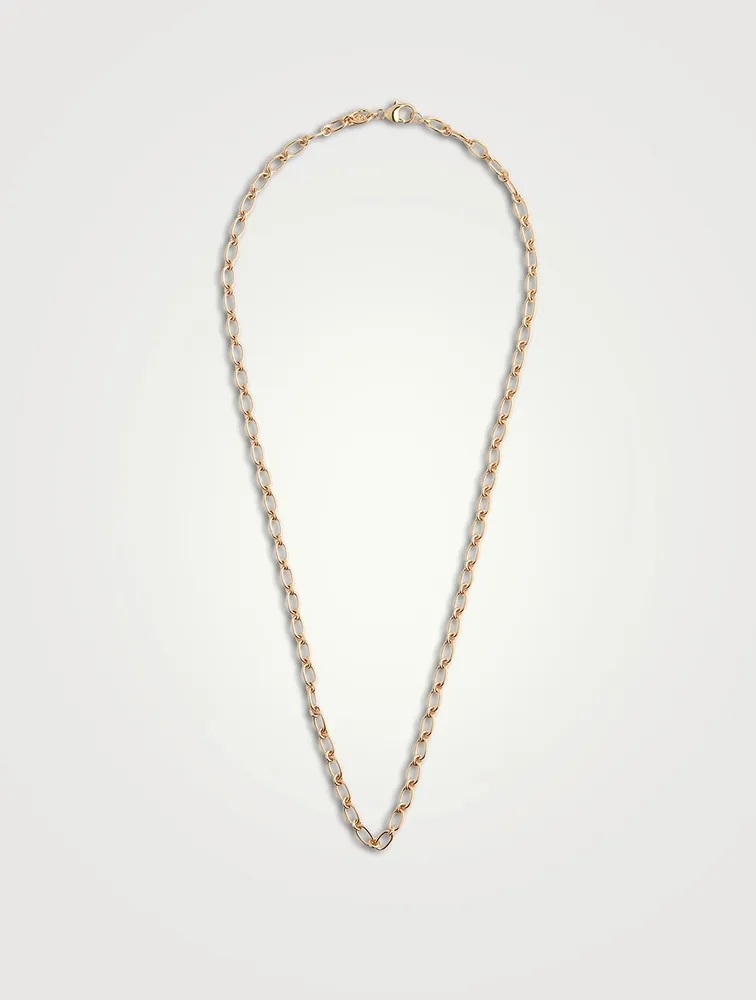 14K Gold Heavy Link Chain Necklace