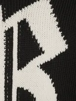 Bulky Knit Logo Sweater