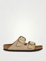 Arizona Big Buckle Leather Slide Sandals