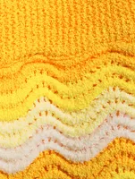 Wavy Gradient Crochet Shorts