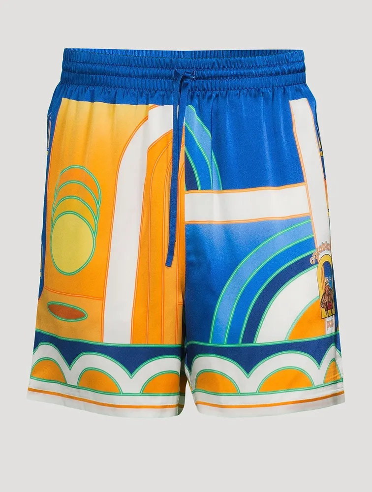 Paysage Silk Shorts