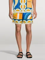 Paysage Silk Shorts