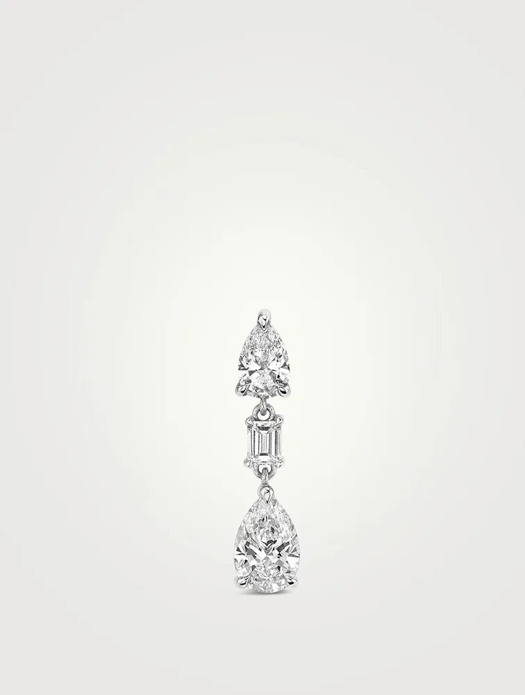 VRAI x Amanda Hearst Rønning Del Sol 14K White Gold Lab Grown Diamond Drop Earrings