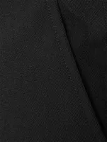 Wool And Linen Pants With Zipper