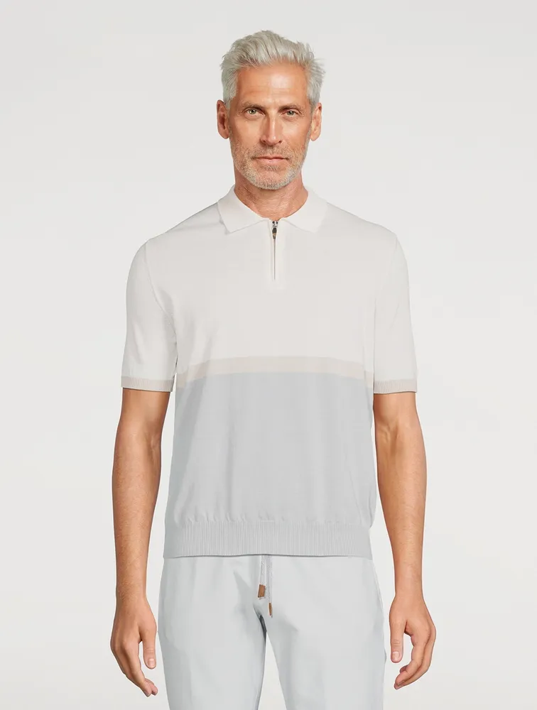 Cotton Short-Sleeve Polo