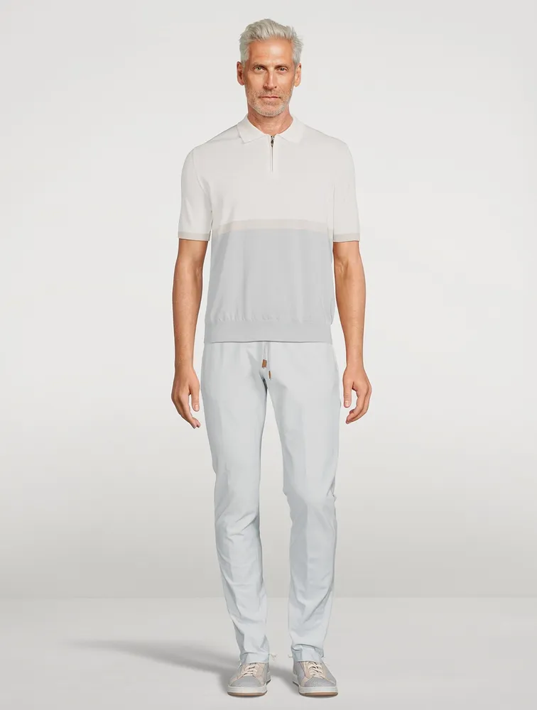 Cotton Short-Sleeve Polo