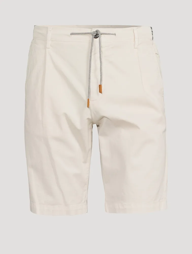 Cotton Stretch Bermuda Shorts