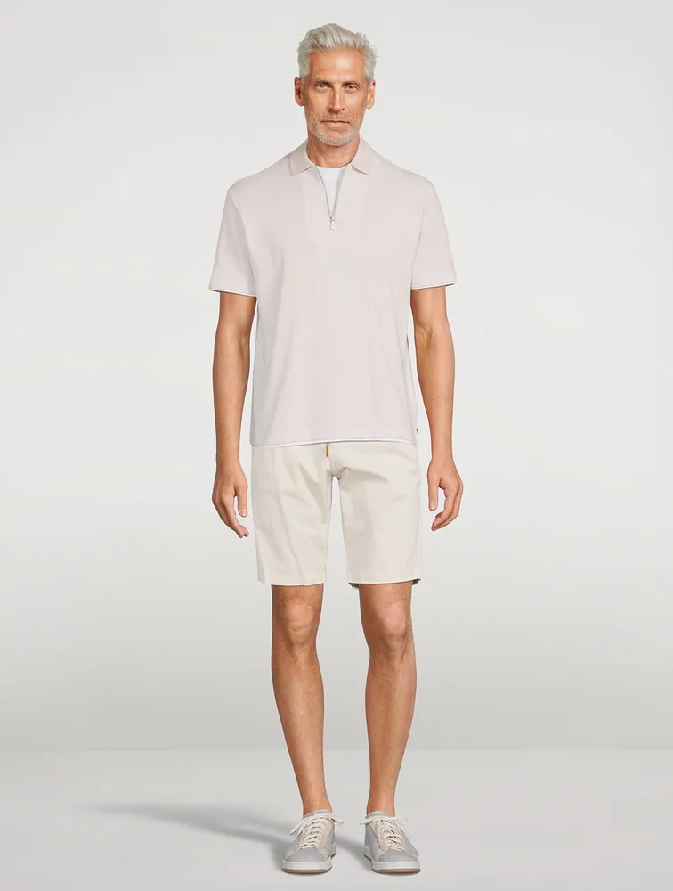 Cotton Stretch Bermuda Shorts