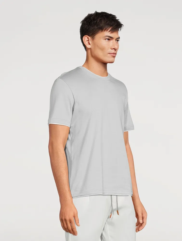 Cotton Layered T-Shirt