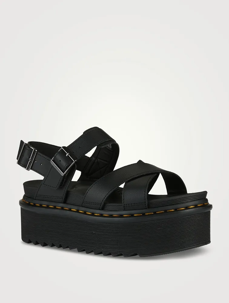 Voss II Quad Leather Platform Sandals