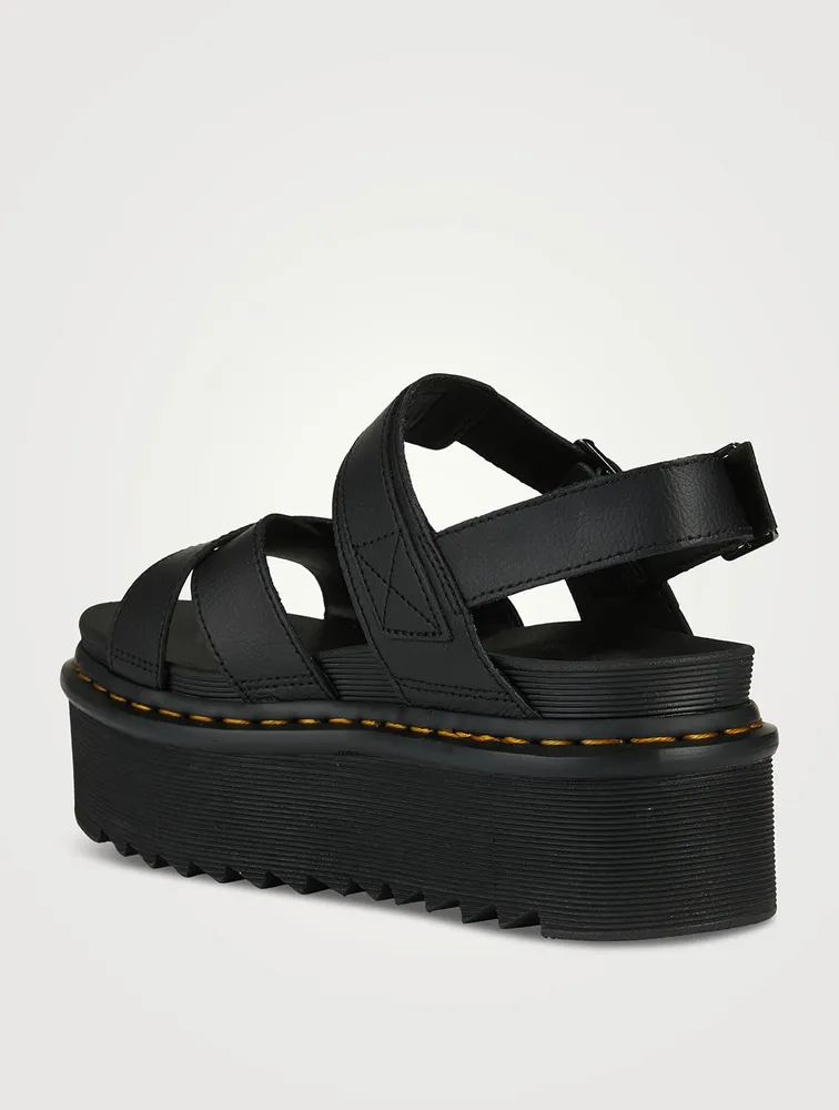 Voss II Quad Leather Platform Sandals