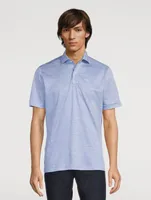 Linen And Cotton Polo Shirt