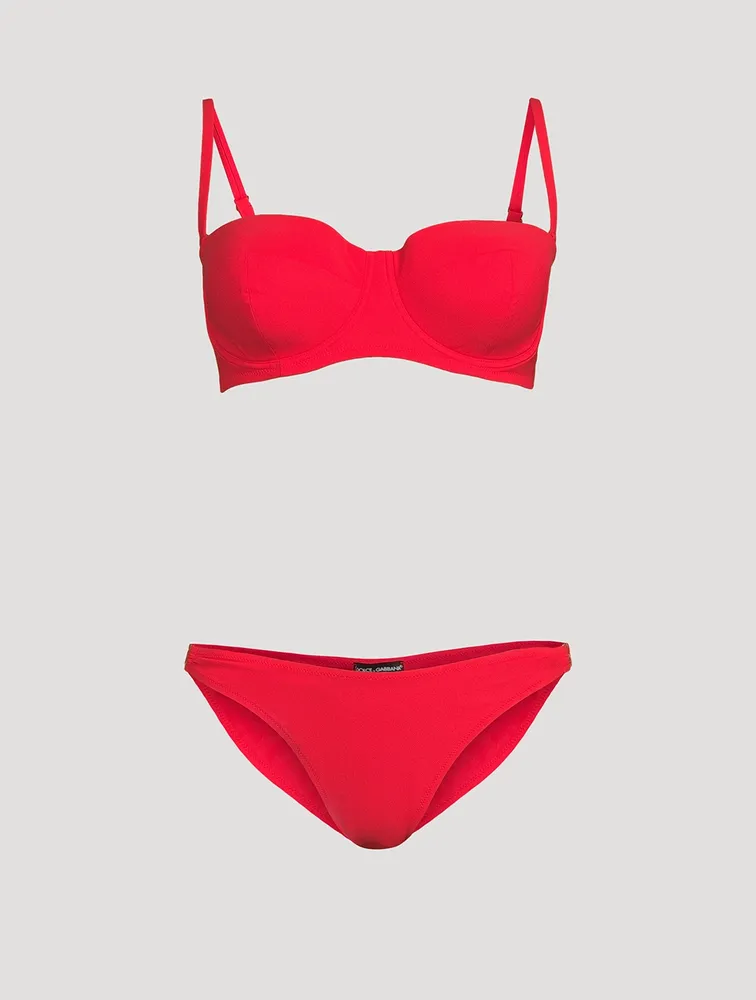 Balconette High Leg Two-Piece Swim Set