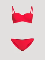 Balconette High Leg Two-Piece Swim Set