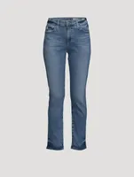 Mari High-Rise Slim Straight Jeans