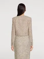 Sequin Tweed Jacket