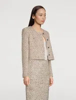 Sequin Tweed Jacket