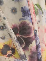 Tama Corset Midi Dress Floral Print