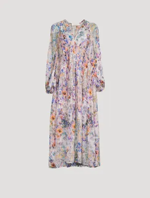 Tama Midi Dress Floral Print