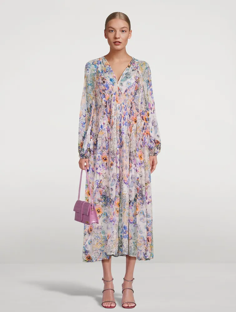 Tama Midi Dress Floral Print