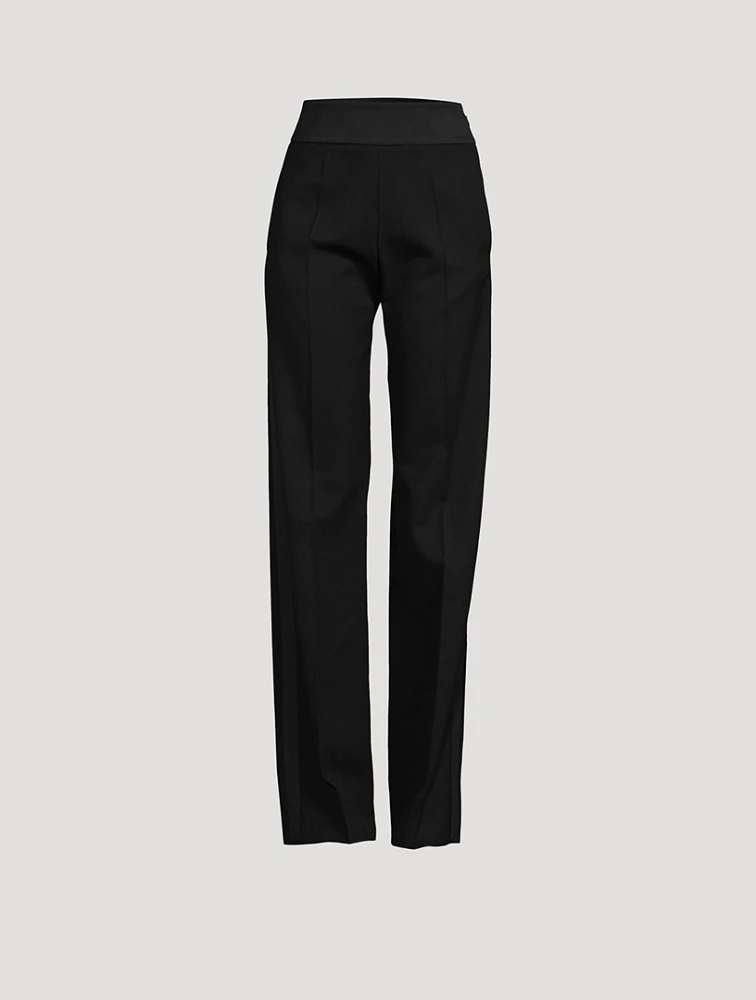 Wool Tuxedo Trousers