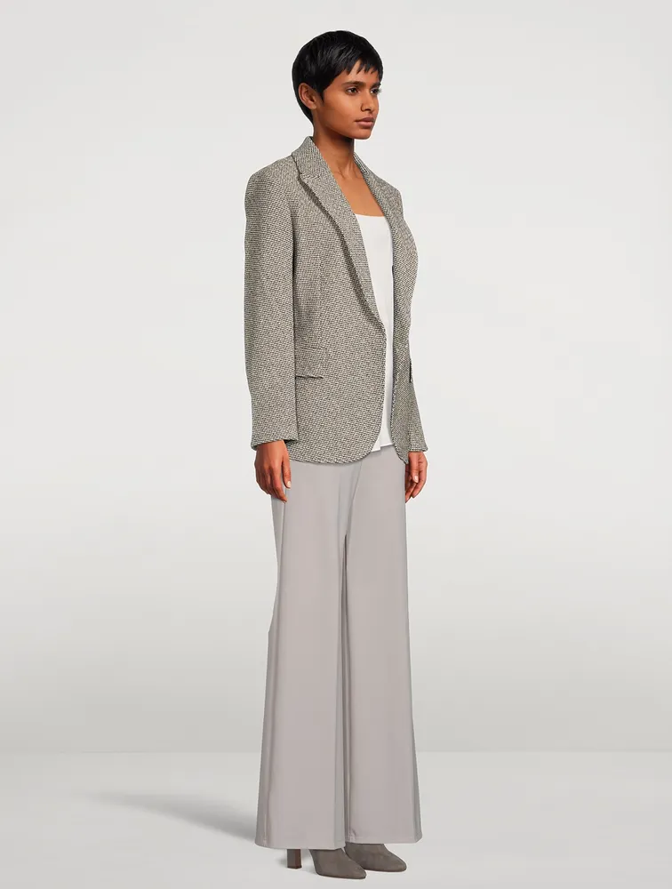 Relaxed Tweed Blazer