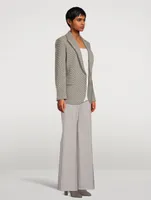 Relaxed Tweed Blazer