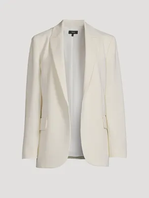 Relaxed Admiral Crepe Blazer