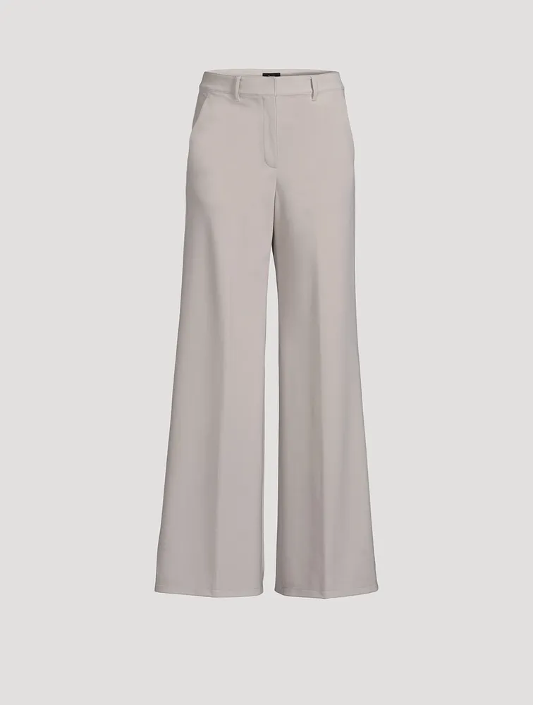 Terena Wide-Leg Precision Ponte Trousers