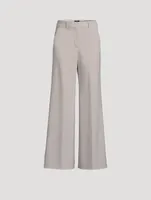 Terena Wide-Leg Precision Ponte Trousers