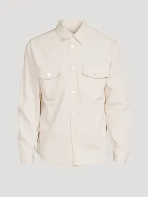 Cotton Denim Slim-Fit Shirt