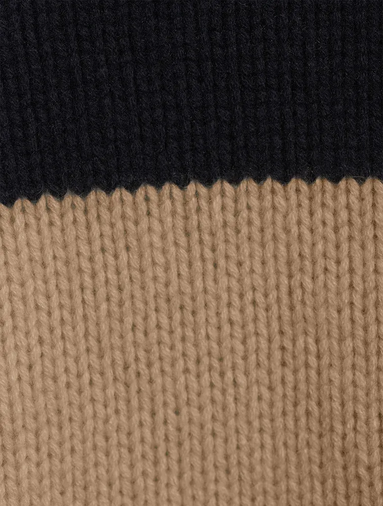The Jade Striped Cashmere Sweater