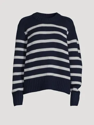 The Mae Striped Cashmere Sweater