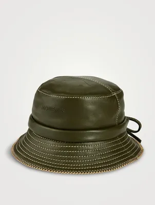 Le Bob Mentalo Leather Fisherman Hat