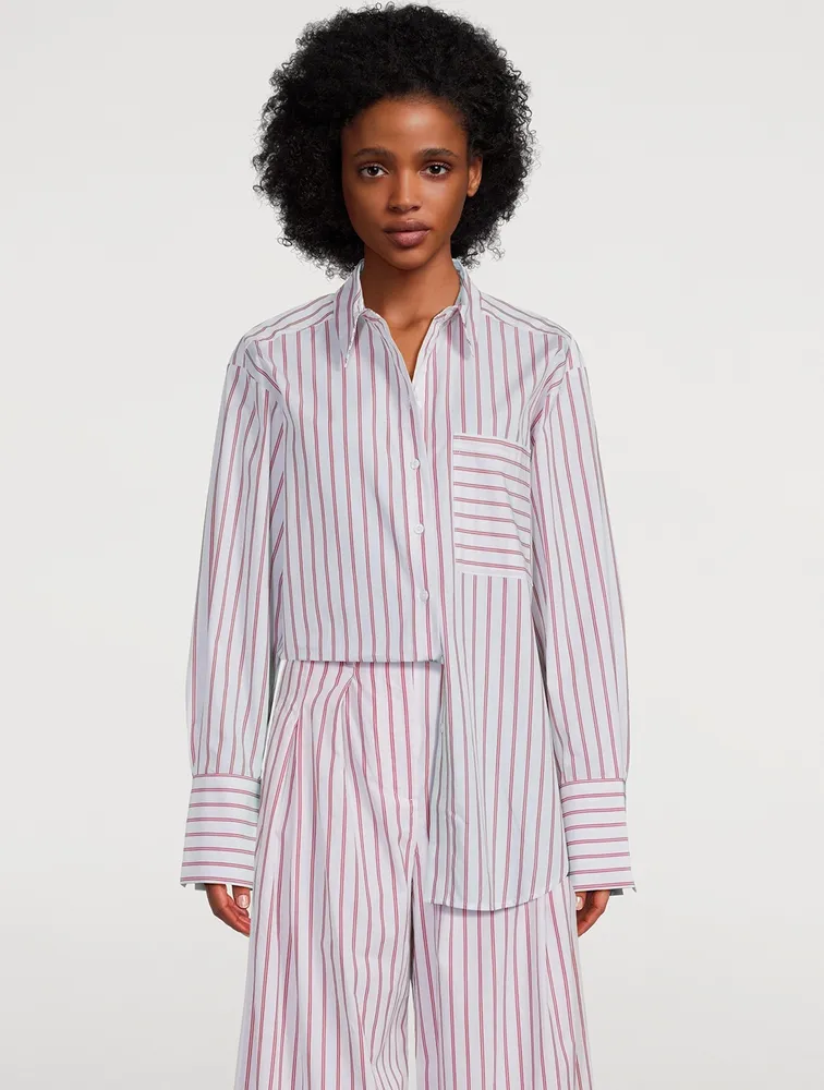 Ribiero Oversized Shirt Stripe Print