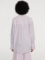 Ribiero Oversized Shirt Stripe Print