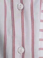 Ribiero Oversized Shirt Stripe Print